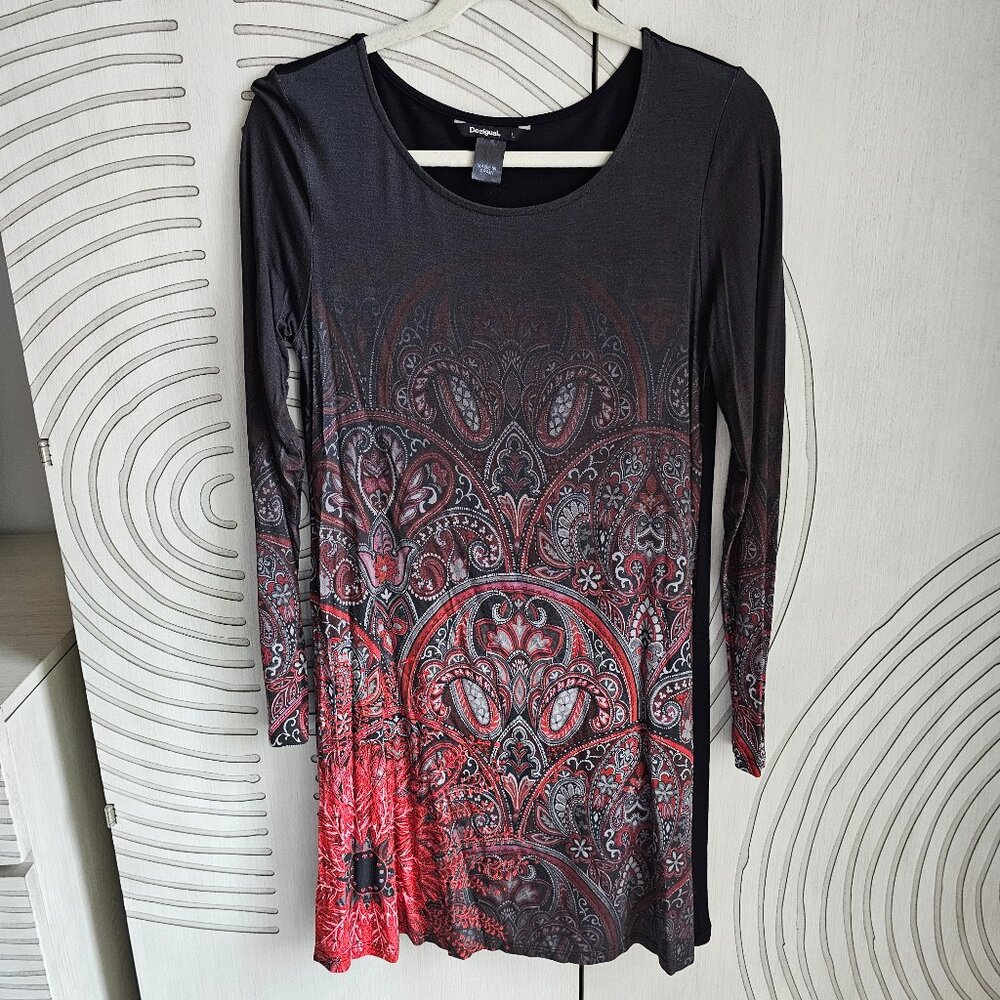 Desigual Black Midi Dress
